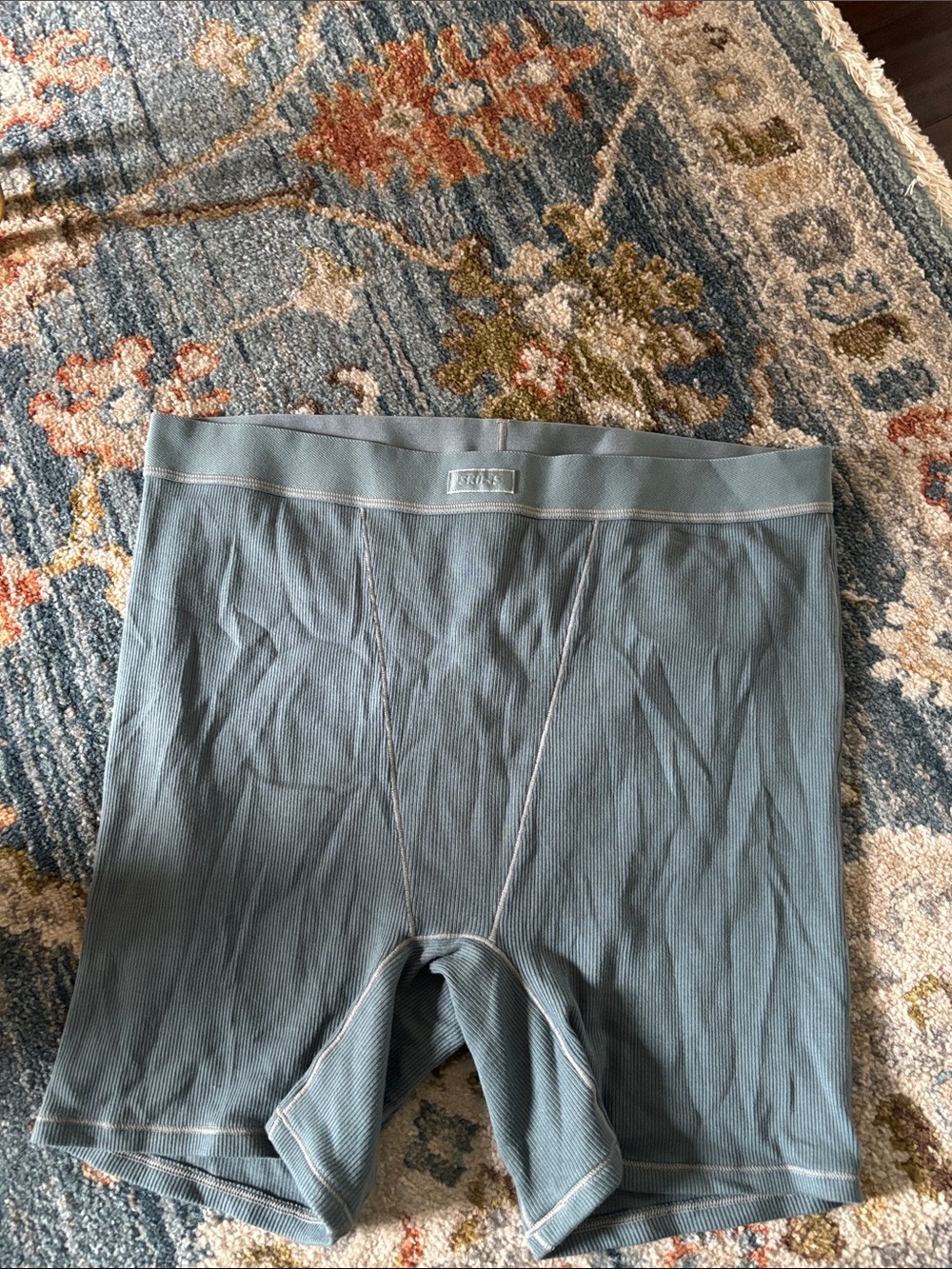 NWOT cotton rib boxer• XL •kyanite - Picture 5 of 7
